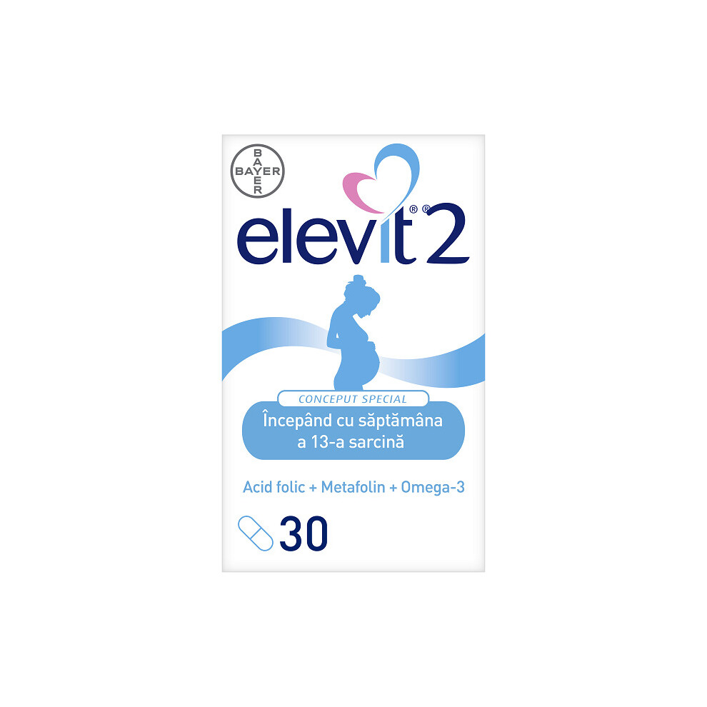 Elevit 2 - 30 SoftGel Capsules. pregnancy starting with the 13th week.