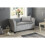 Verona Crushed Velvet Window Seats - Grey 6