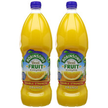 Robinsons Double Concentrate Orange Squash 1.75 Litre (Pack of 2)