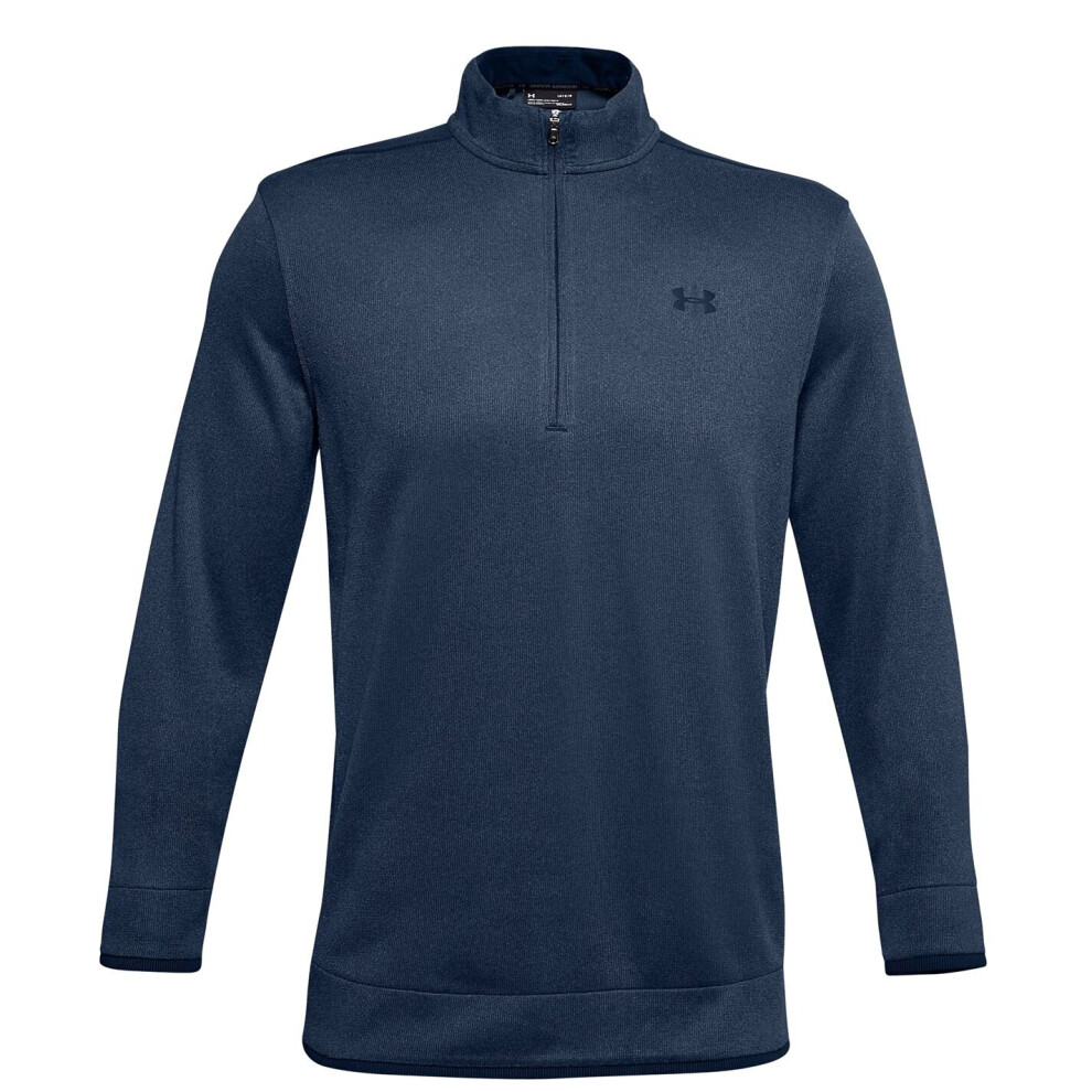 (Academy, S) Under Armour Mens Gents Long Sleeve Half Zip Casual Sweater Jumper Top