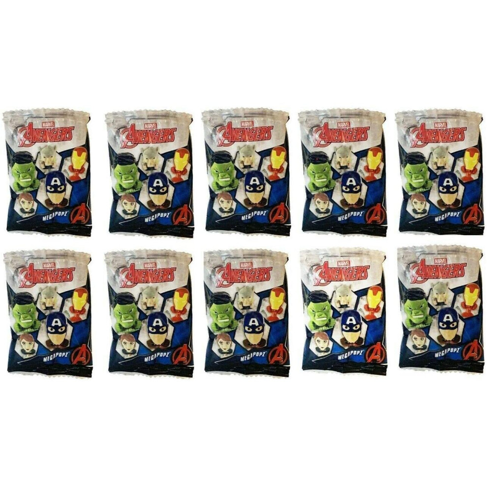 Marvel Avengers Megapopz Collectable Figure Heads Blind Party Bags 10 Pack