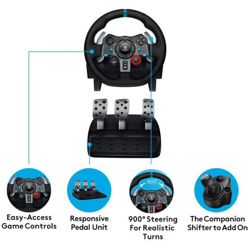 Logitech Logitech G29 Racing Wheel for PS3, PS4 and PC, 941-000112 (for PS3, PS4 and PC) 1