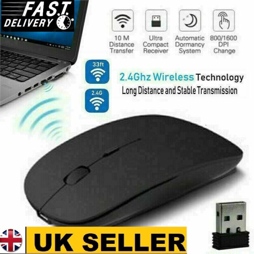 Wireless Mouse Optical Mouse For Laptop PC