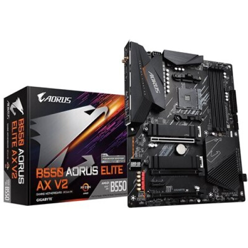 Gigabyte Moederbord - GIGABYTE TECHNOLOGY - B550 AORUS ELITE AX V2