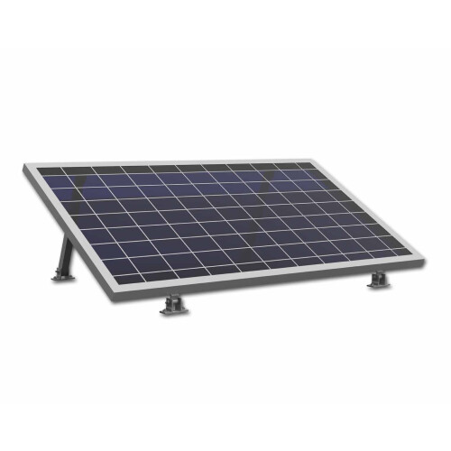 Lowenergie Adjustable frame mounts for larger solar panels