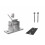 Lowenergie Adjustable frame mounts for larger solar panels 2