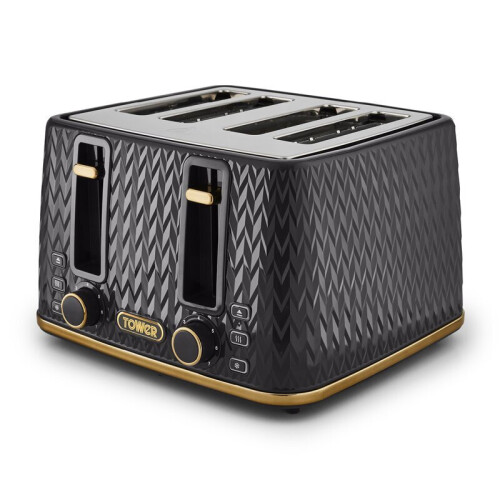 Tower Tower Empire Cavaletto 4 Slice Toaster