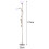 Living And Home (Copper) Floor Lamp Uplighter 2 Way Floor Light Reading Light 4