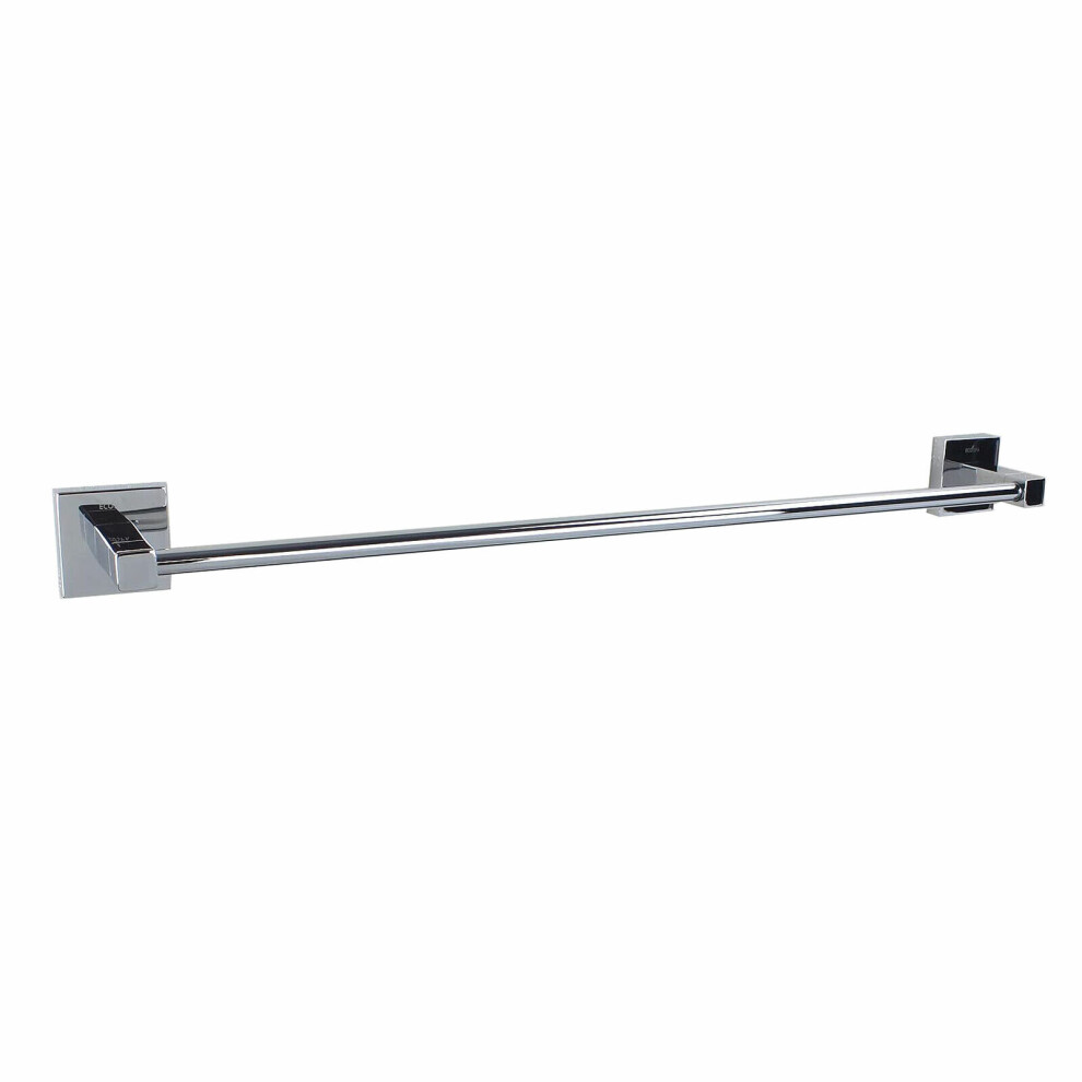 Chrome Wall Mounted Towel Rail 61cm for Bathroom Kitchen by EcoSpa