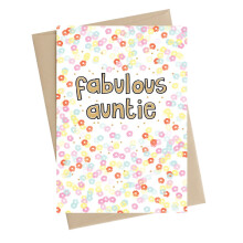 Fabulous Auntie Greeting Card Art Of Brilliance Range Cards