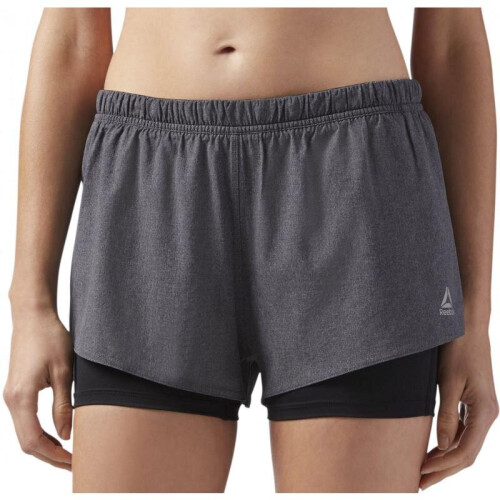 Reebok (L) CrossFit Women's Woven 6cm Shorts - Navy
