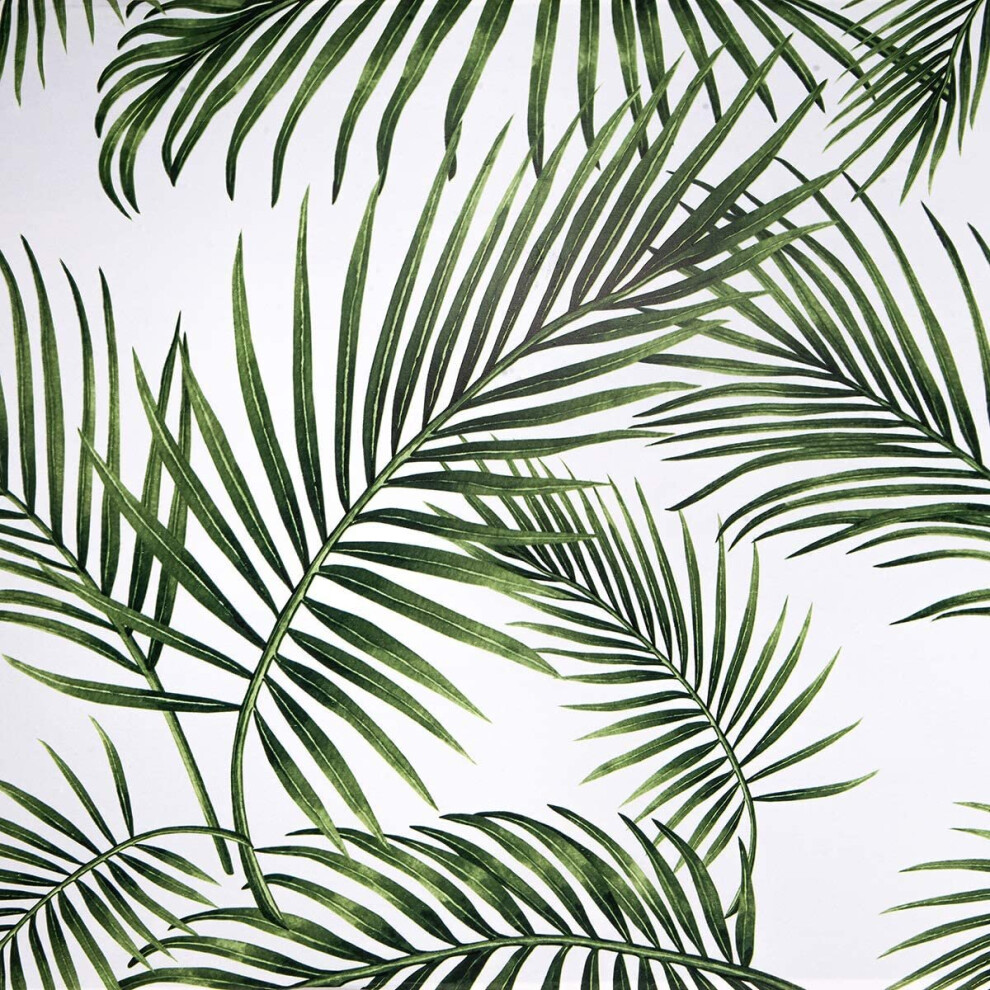 Hode Green Self Adhesive Wallpaper Leaf 45Cmx2m Sticky Back