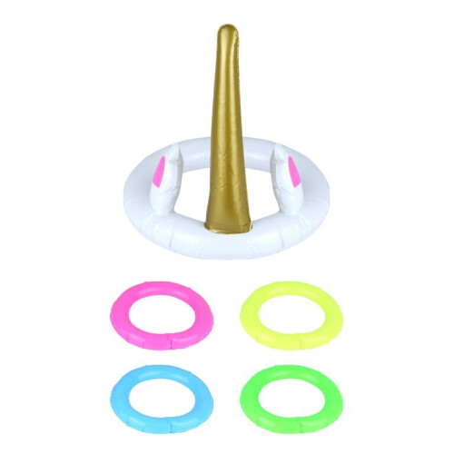 Inflatable unicorn game