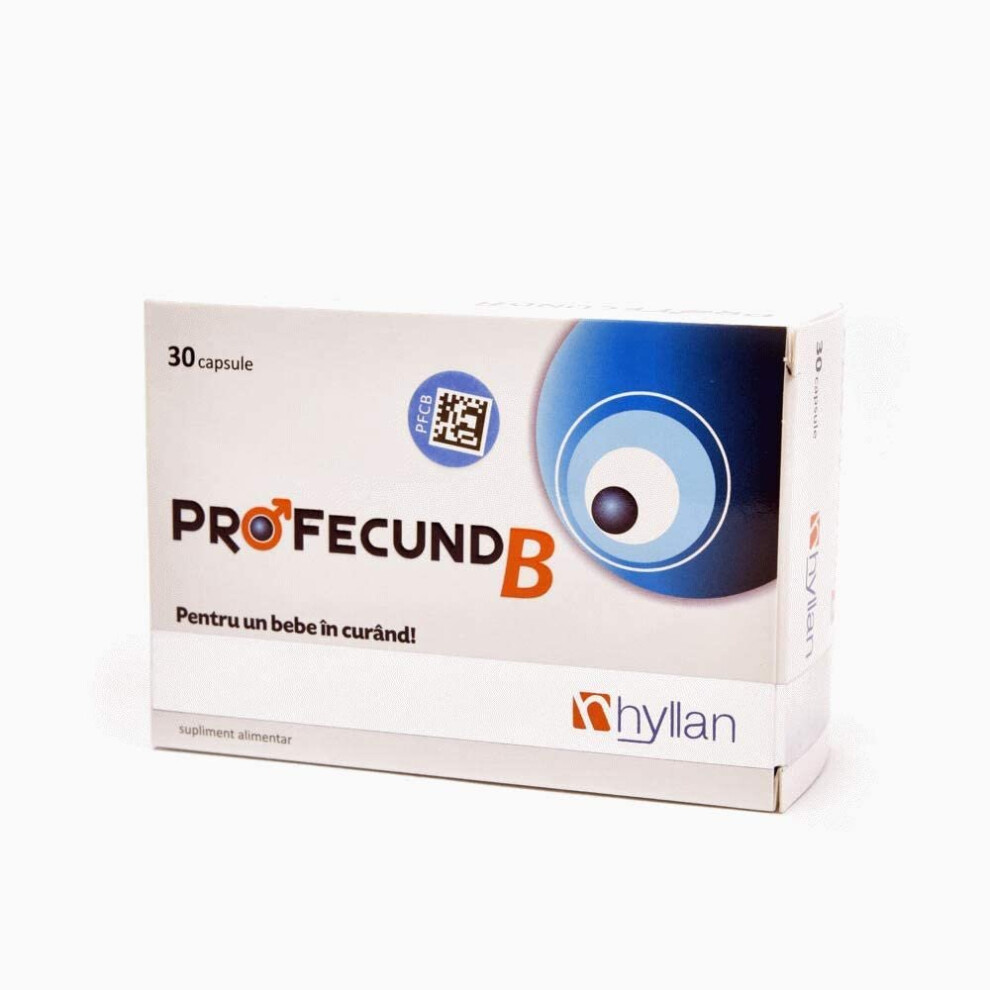 Profecund B  30 Capsules, stimulates male fertility.