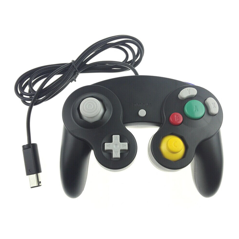 (Black) Nintendo Gamecube Controller Joypad New Controllers For Gc Wii U Switch Pc Black 750122587575