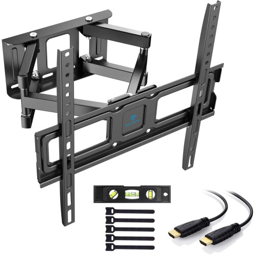PERLESMITH TV Wall Mount, Swivelling Tilting TV Bracket