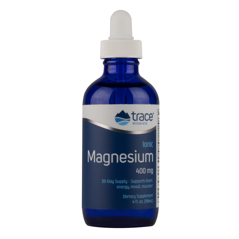 Trace Minerals Liquid Ionic Magnesium - 400 mg per serving, 4 fl oz
