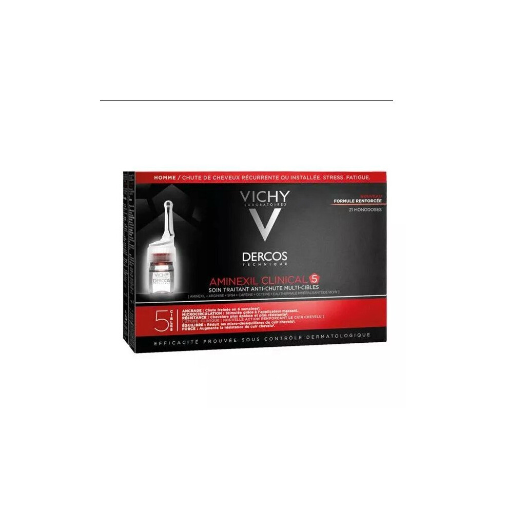 Vichy Dercos Anti-Hair Loss Treatment Dercos 21doses, wypadanie włosów