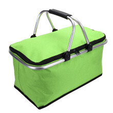 (Green) 30L Large Insulated Folding Picnic Bag