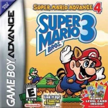 Super Mario Bros 3 + Advance 4 Gameboy Cartridge Repro Videospielkarte für GBM NDSL GBASP GBA