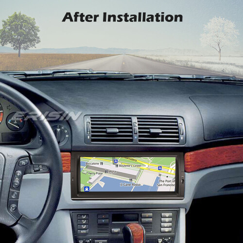 10.25" 8-Core Android 10 DSP Car Stereo IPS CarPlay DAB+ Satnav BMW 5 Series E39 X5 E53 M5 2