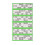 Jumbo Bingo Ticket Singles 6 to View Pack Green 1