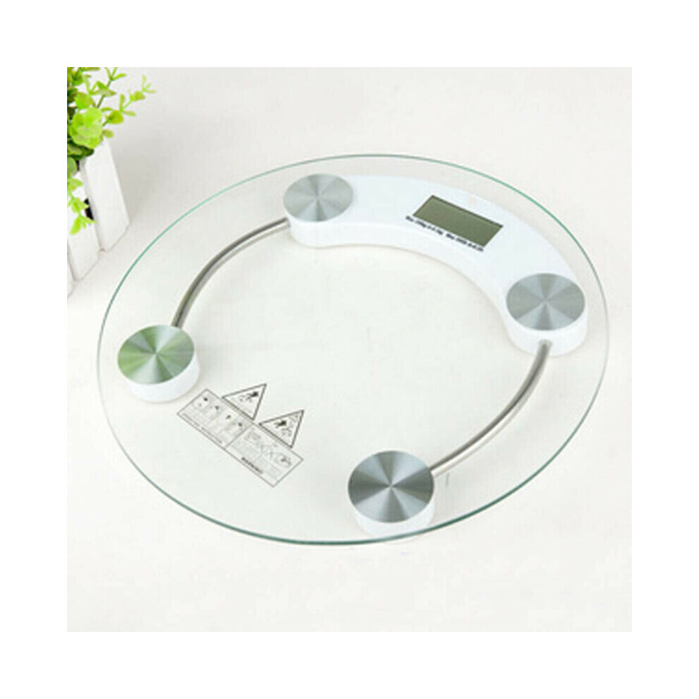 180Kg Body Weight Scale Digital Measure Health Home Weighing Scales White