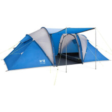 Hartland 4 Man 2 Room Tent With Living Area Waterproof To 3000mm Family Camping