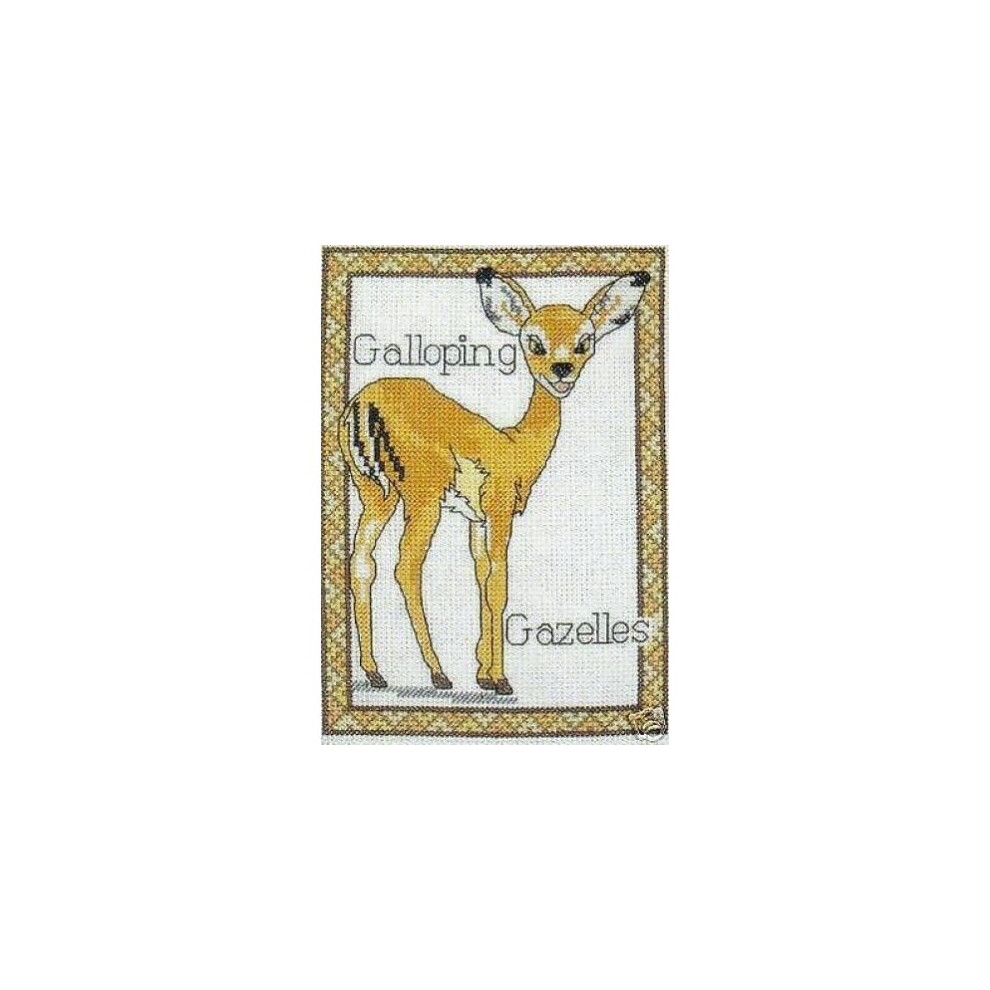 Baby Gazelle Born Free Cross Stitch Kit DMC