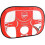 Arsenal 2 in 1 Ziel-Tor 1