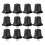 (Black) Uhlsport Nylon Combi Football Boot Studs 12-Pack 1