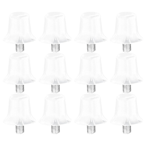 (White) Uhlsport Nylon Combi Football Boot Studs 12-Pack