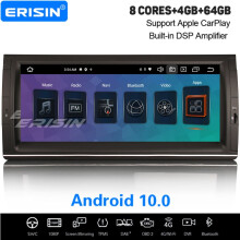 10.25" 8-Core Android 10 DSP Car Stereo IPS CarPlay DAB+ Satnav BMW 5 Series E39 X5 E53 M5
