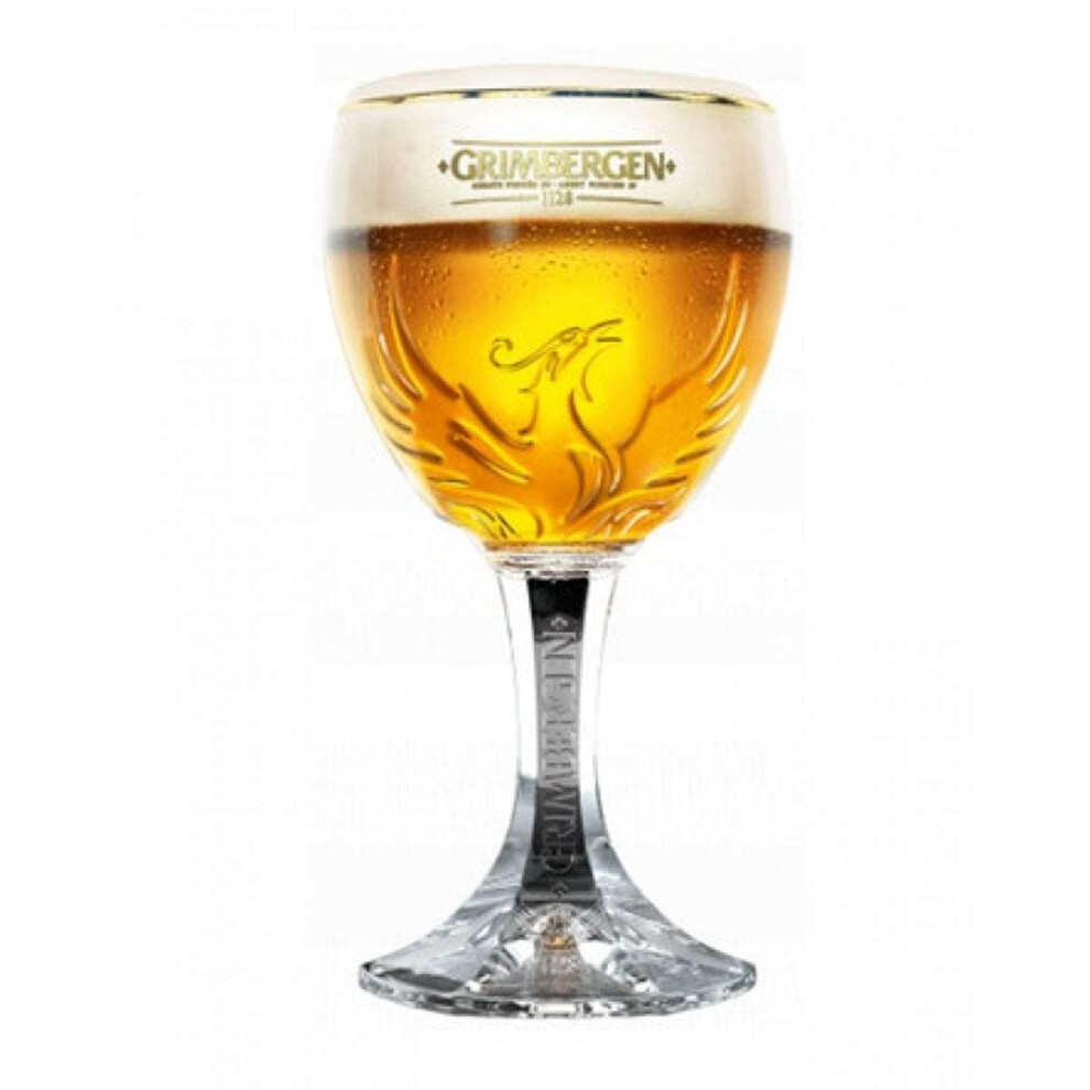 Official Nucleated Grimbergen Belgium Beer 33cl Glass