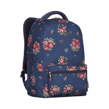Wenger 606469 Colleague 16" Laptop Backpack - Navy Floral Print 606469