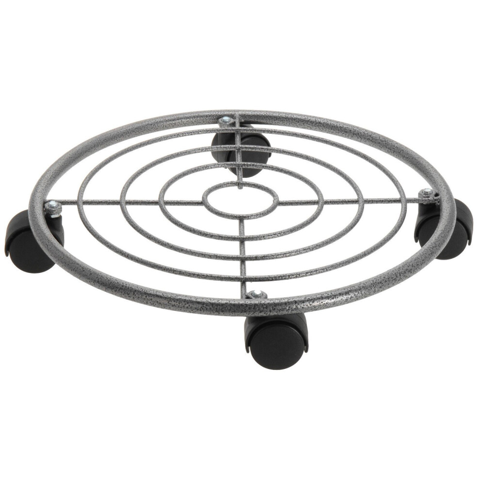 Round Plant Pot Trolley Plant Pot Holder With Wheels Plant Container Trolley