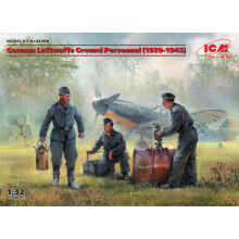 ICM 32109 1/32 German Luftwaffe Ground Personnel (1939-1945) kit