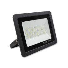 (100w Non PIR, Black) Black or White LED FloodLight 10W 20W 30W 50W 100W Waterproof IP65 PIR Options
