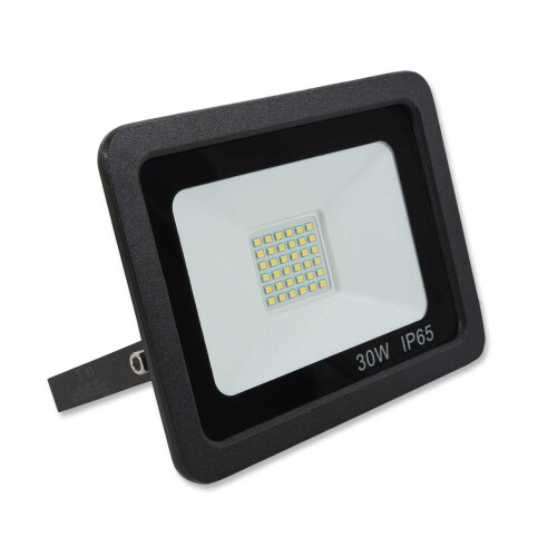 (50w Non PIR, Black) Black or White LED FloodLight 10W 20W 30W 50W 100W Waterproof IP65 PIR Options