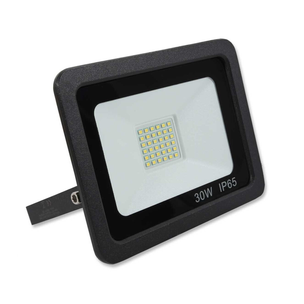(50w Non PIR, Black) Black or White LED FloodLight 10W 20W 30W 50W 100W Waterproof IP65 PIR Options