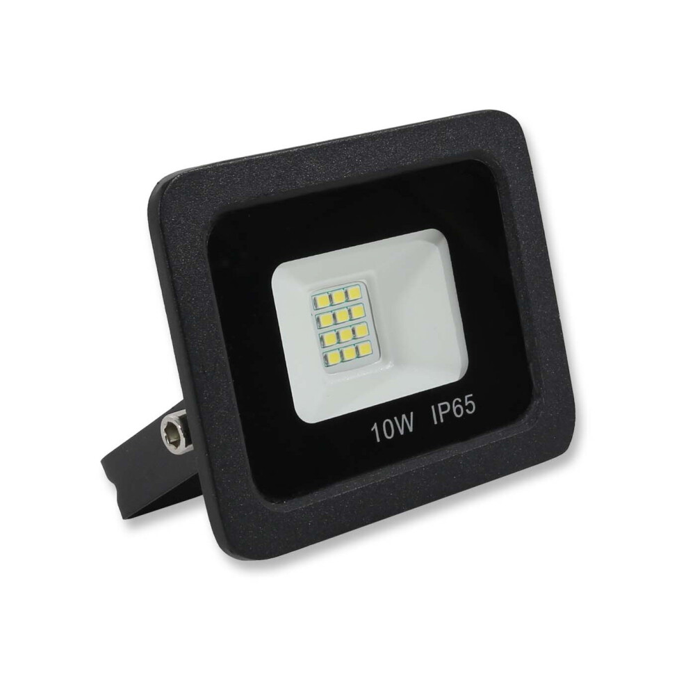 (10w Non PIR, Black) Black or White LED FloodLight 10W 20W 30W 50W 100W Waterproof IP65 PIR Options