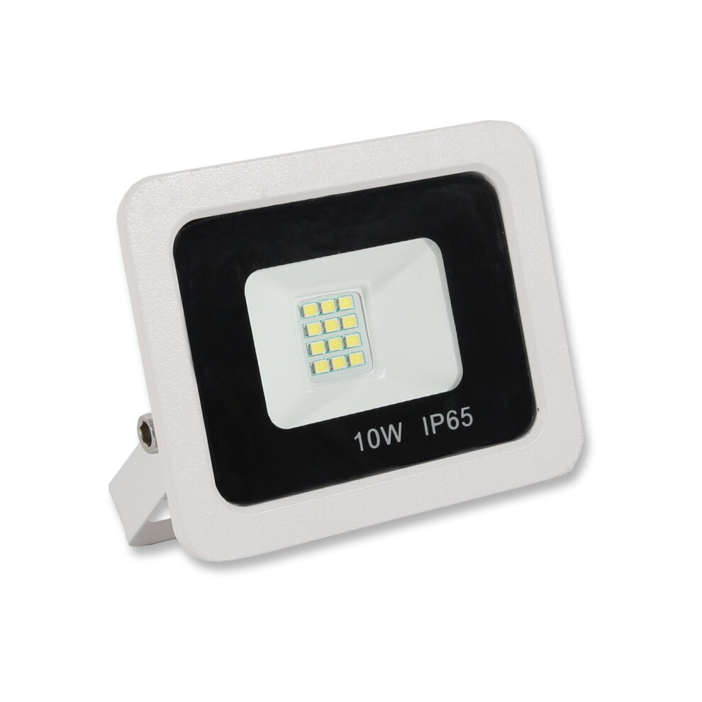 (10w Non PIR, White) Black or White LED FloodLight 10W 20W 30W 50W 100W Waterproof IP65 PIR Options
