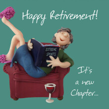 Happy Retirement Greeting Card One Lump or Two Holy Mackerel Cards
