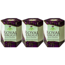 3 Pack Scottish Royal Haggis in a Tin with Venison Scotland's National Dish