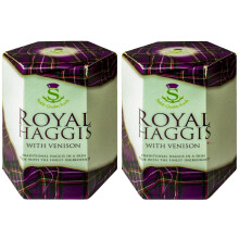 2 Pack Scottish Royal Haggis in a Tin with Venison Scotland's National Dish