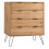 Core Augusta Antique Waxed Pine 4 Drawer Chest 2