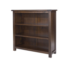 Core Boston Elegant Dark Pine Low Bookcase