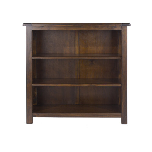Core Boston Elegant Dark Pine Low Bookcase 2