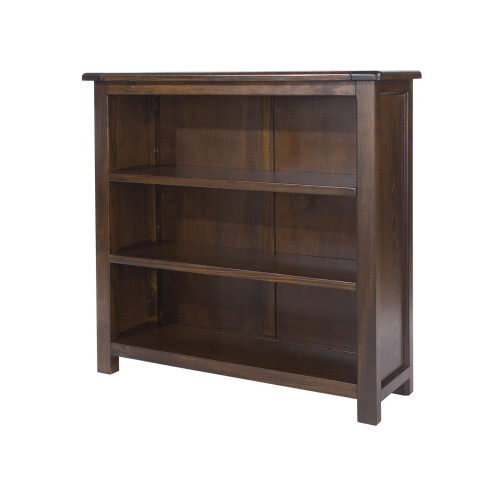Core Boston Elegant Dark Pine Low Bookcase 1