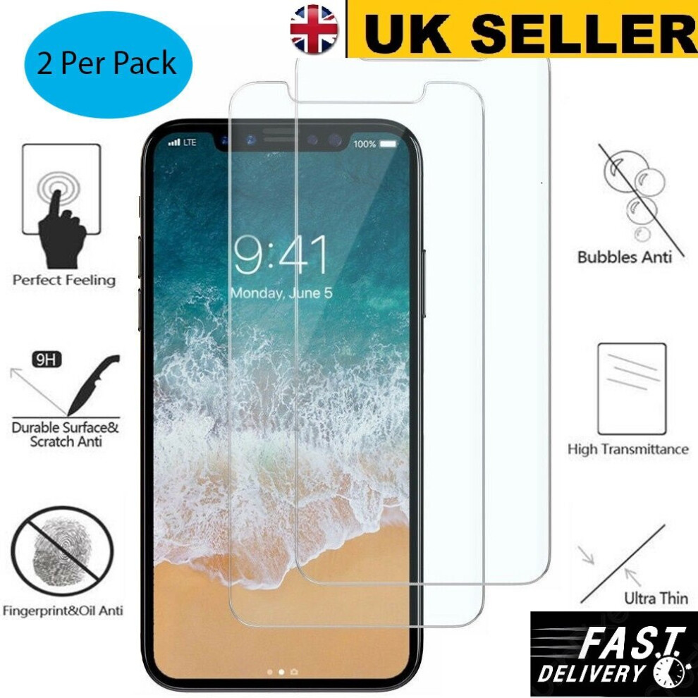 Tempered Glass Screen Protector For Apple Iphone 10 / X / Xs 7427262190608